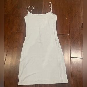 Aritzia Wilfred Free Baby Blue Spaghetti Strap Dress